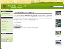 Tablet Screenshot of pacificfusionnz.com